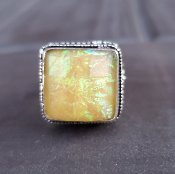 ***Sale*** New Triplet Opal 925 Silver Ring. - Picture 16 of 16